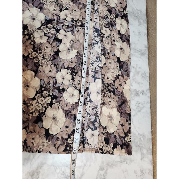 Full Tilt Women's Multicolor Floral Side Slit A-Line Maxi Skirt Size Medium NWT - Picture 5 of 5